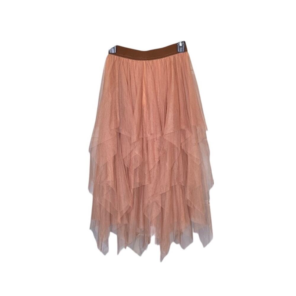 Tiered Ruffle Mesh Skirt Tulle Fairy Crinoline sz. Small Lucky? Washable